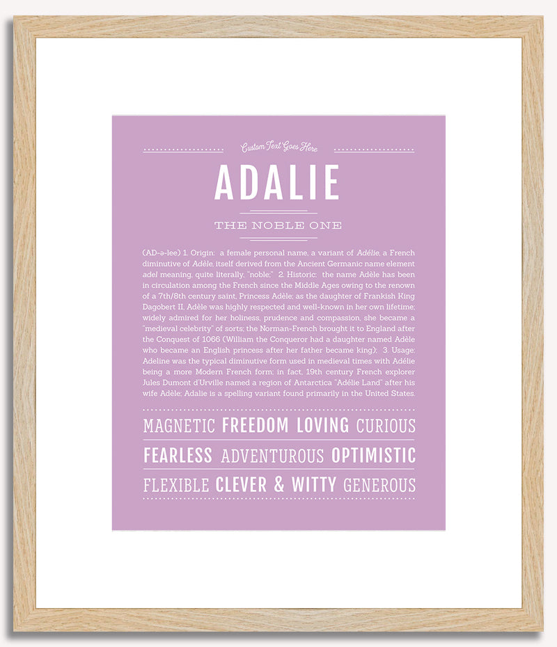 Adalie | Name Art Print