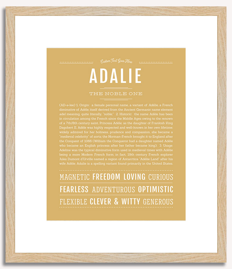 Adalie | Name Art Print