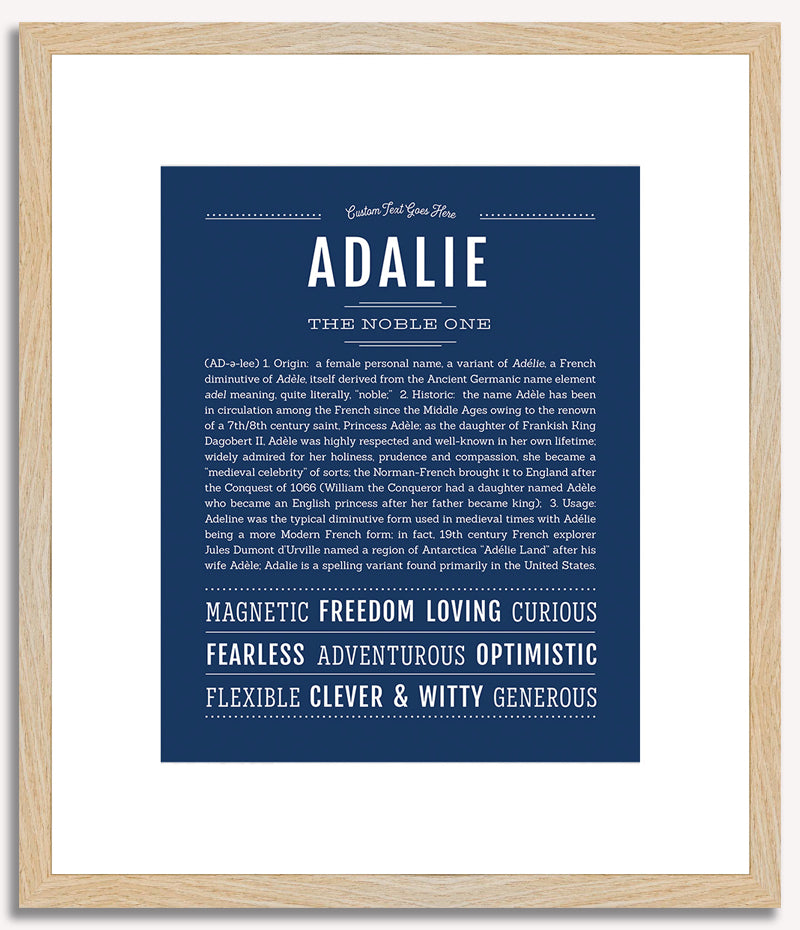 Adalie | Name Art Print