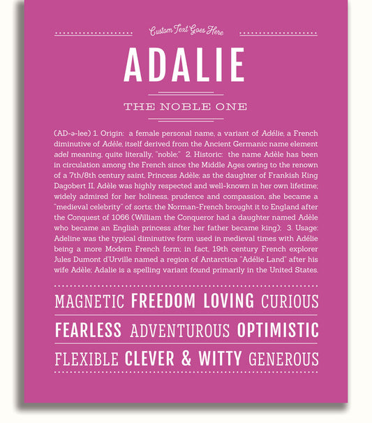 Frame Options | Dark Pink | No Frame