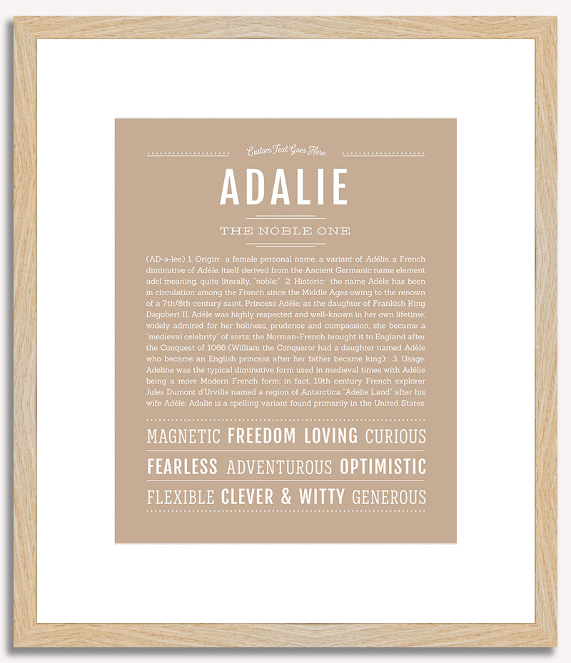 Adalie | Name Art Print