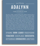Adalynn | Name Art Print – Name Stories