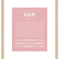 Frame Options | Dusty Rose | Maple Frame, Matted