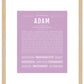 Frame Options | Lilac | Maple Frame, Matted