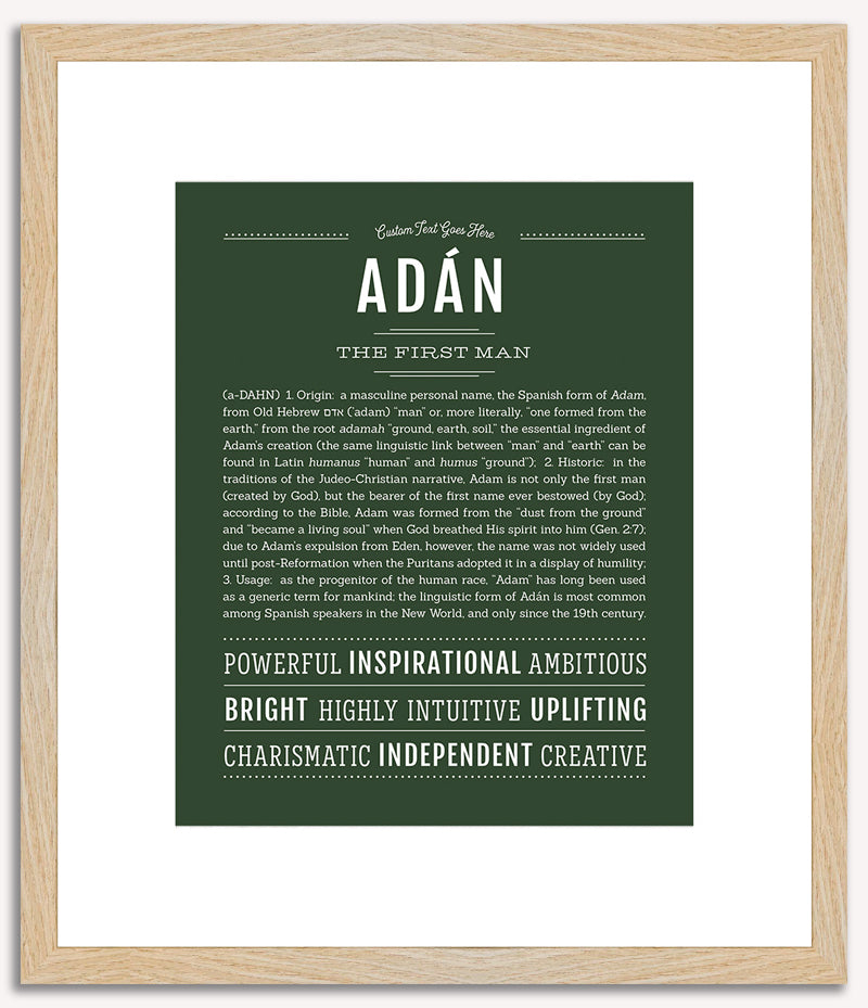 Adan | Name Art Print