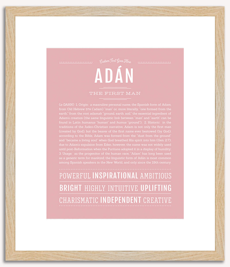 Adan | Name Art Print