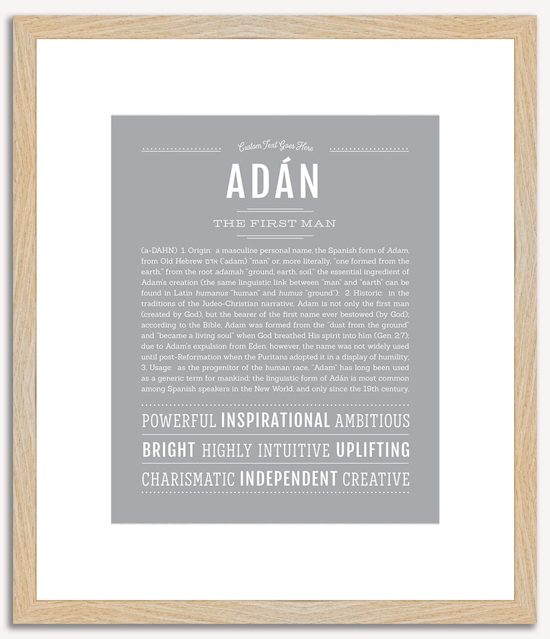 Adan | Name Art Print