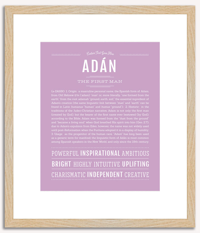 Adan | Name Art Print