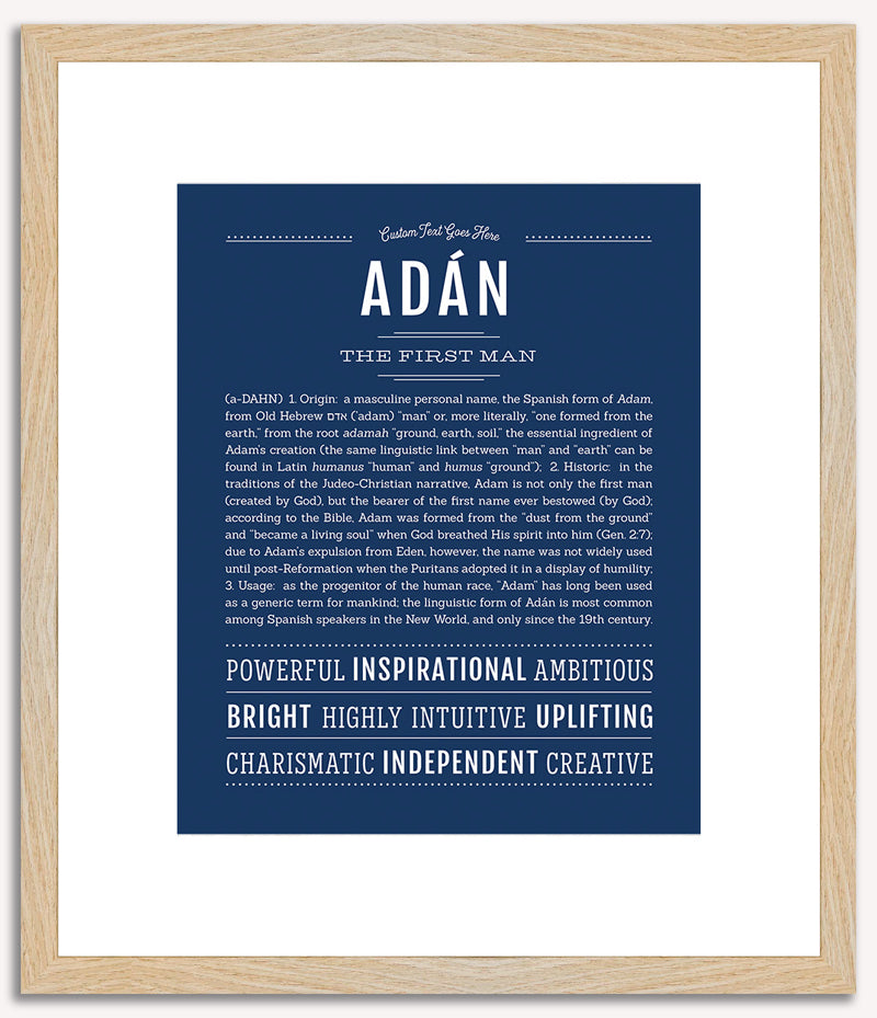 Adan | Name Art Print