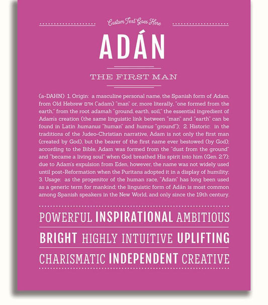 Frame Options | Dark Pink | No Frame