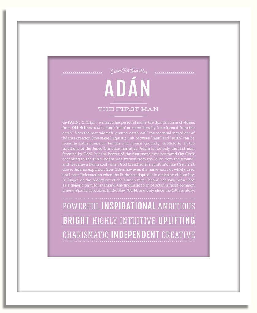 Frame Options | Lilac | White Frame, Matted