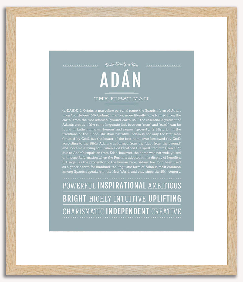 Adan | Name Art Print