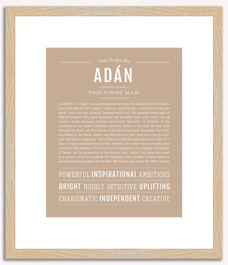 Adan | Name Art Print