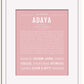 Frame Options | Dusty Rose | White Frame, Matted