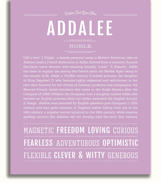 Frame Options | Lilac | No Frame