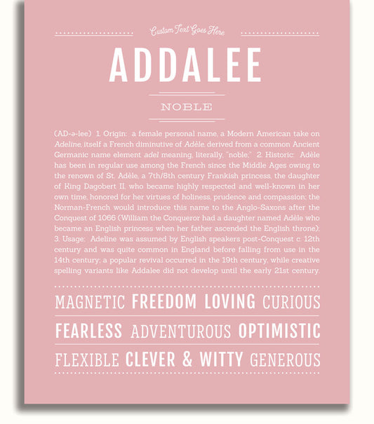 Frame Options | Dusty Rose | No Frame