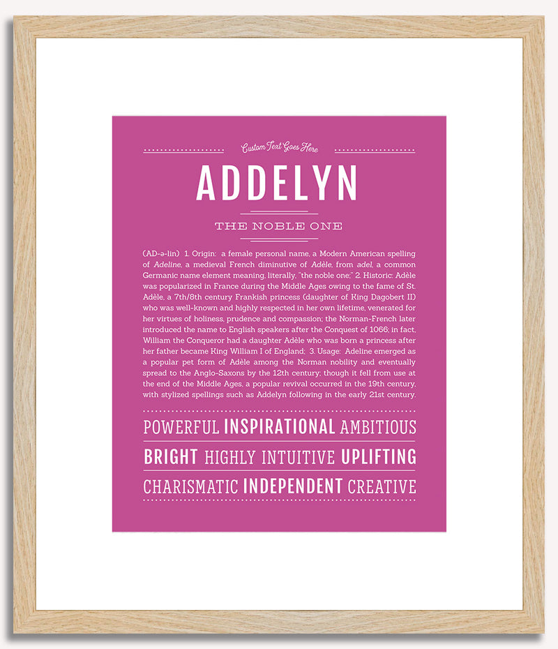 Addelyn | Name Art Print