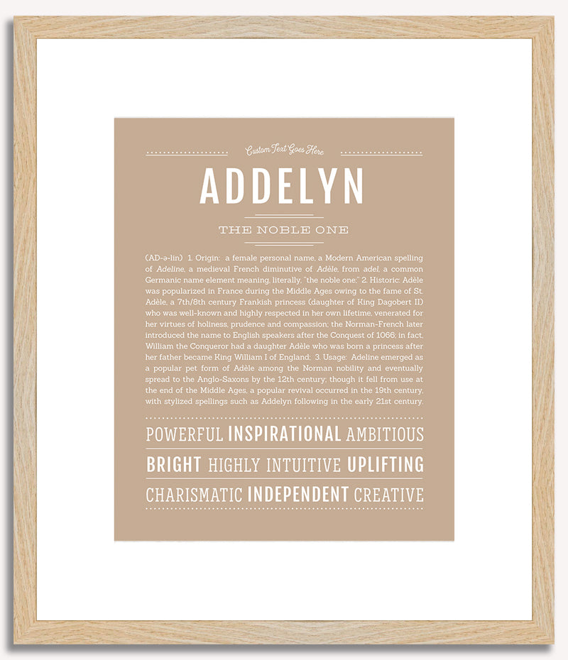 Addelyn | Name Art Print