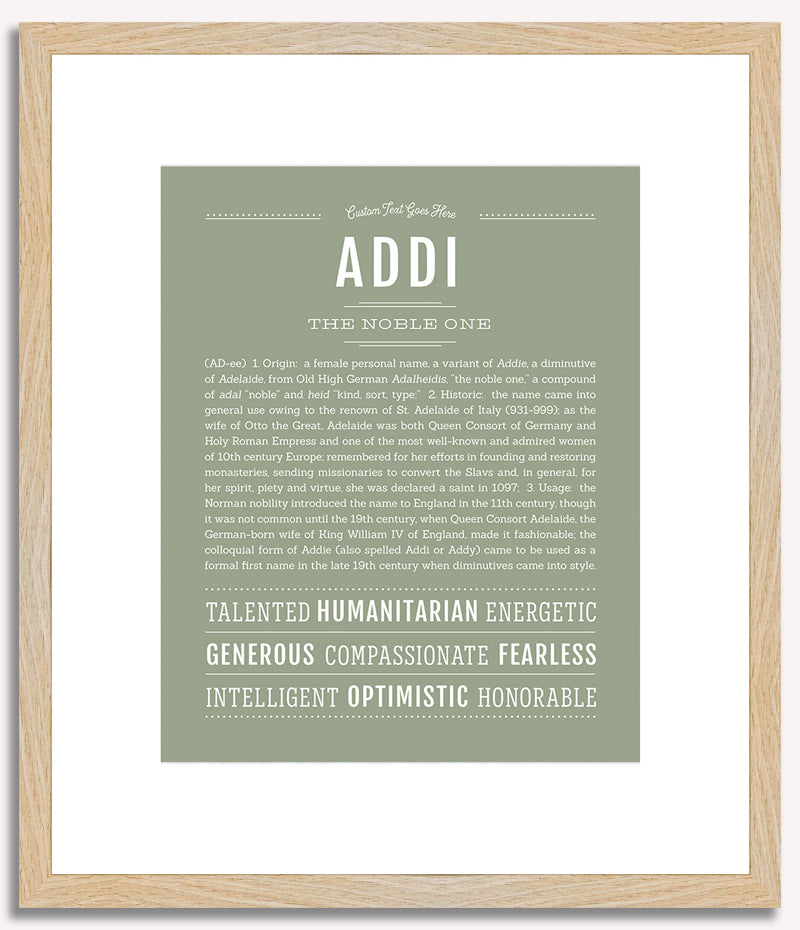 Addi | Name Art Print