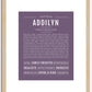 Addilyn | Name Art Print