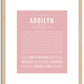 Addilyn | Name Art Print