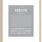 Addilyn | Name Art Print