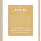 Addilyn | Name Art Print