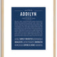 Addilyn | Name Art Print