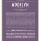 Addilyn | Name Art Print – Name Stories