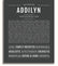 Addilyn | Name Art Print – Name Stories