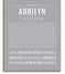 Addilyn | Name Art Print – Name Stories
