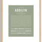 Addilyn | Name Art Print