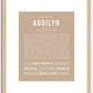 Addilyn | Name Art Print