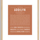 Addilyn | Name Art Print