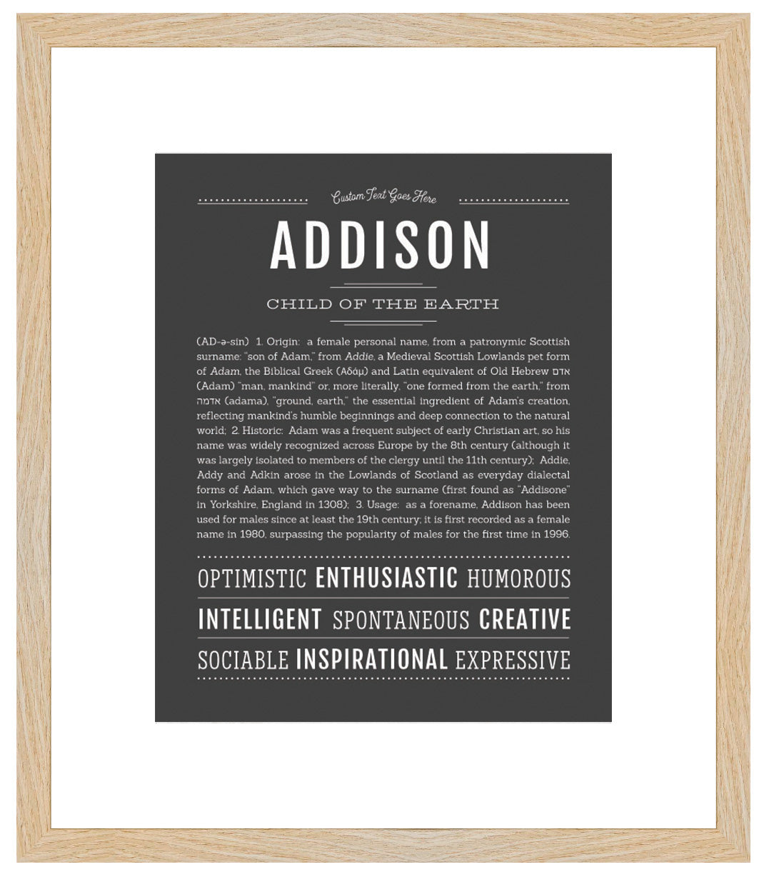 Addyson Cursive Addison Name Addison A Cursive Handwritten Font