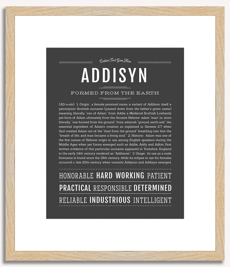 Addisyn | Name Art Print