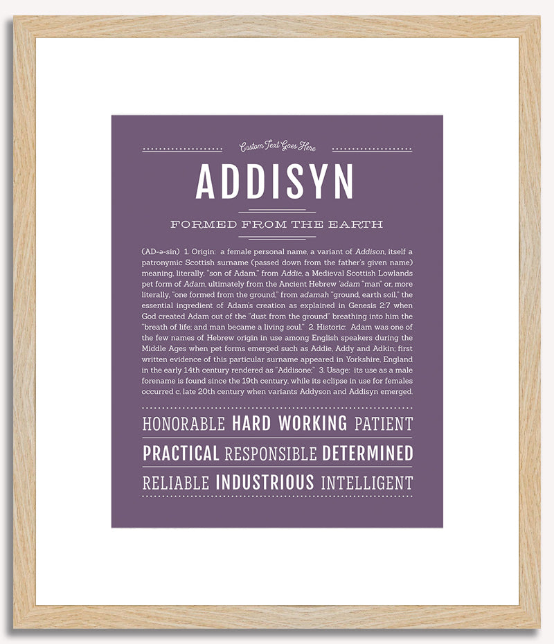 Addisyn | Name Art Print