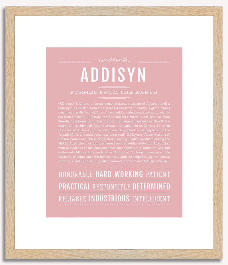 Addisyn | Name Art Print