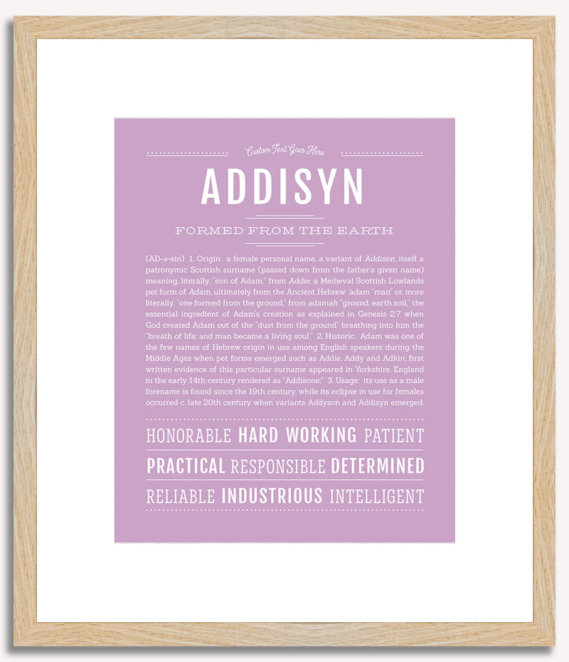 Addisyn | Name Art Print