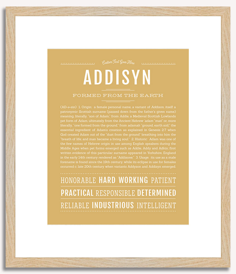 Addisyn | Name Art Print