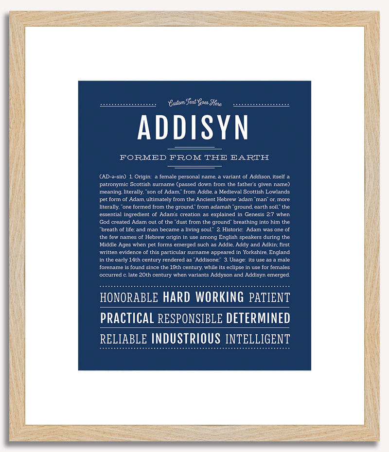 Addisyn | Name Art Print