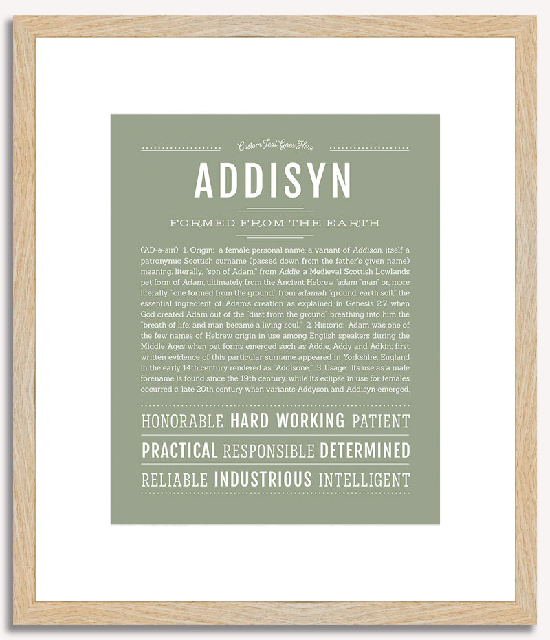 Addisyn | Name Art Print