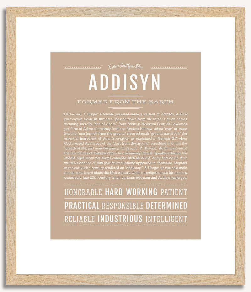 Addisyn | Name Art Print