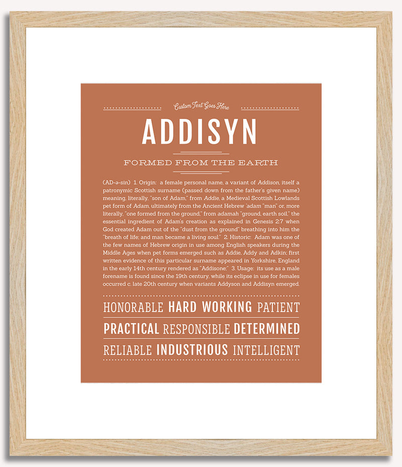 Addisyn | Name Art Print