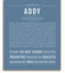 Addy Personalized Name Meaning Art Prints – Name Stories