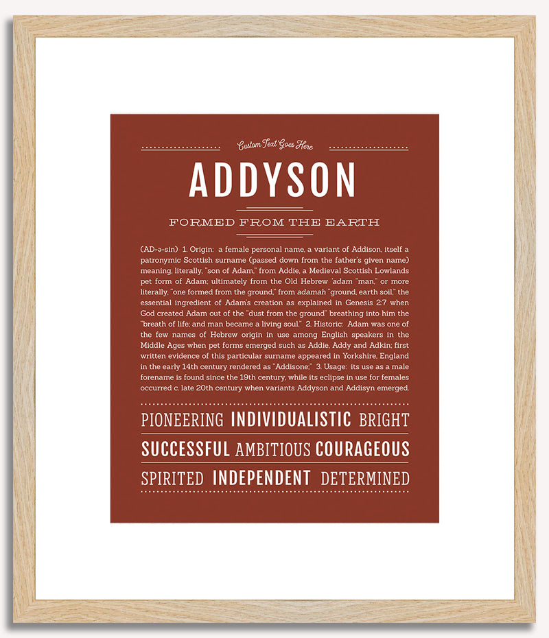 Addyson | Name Art Print