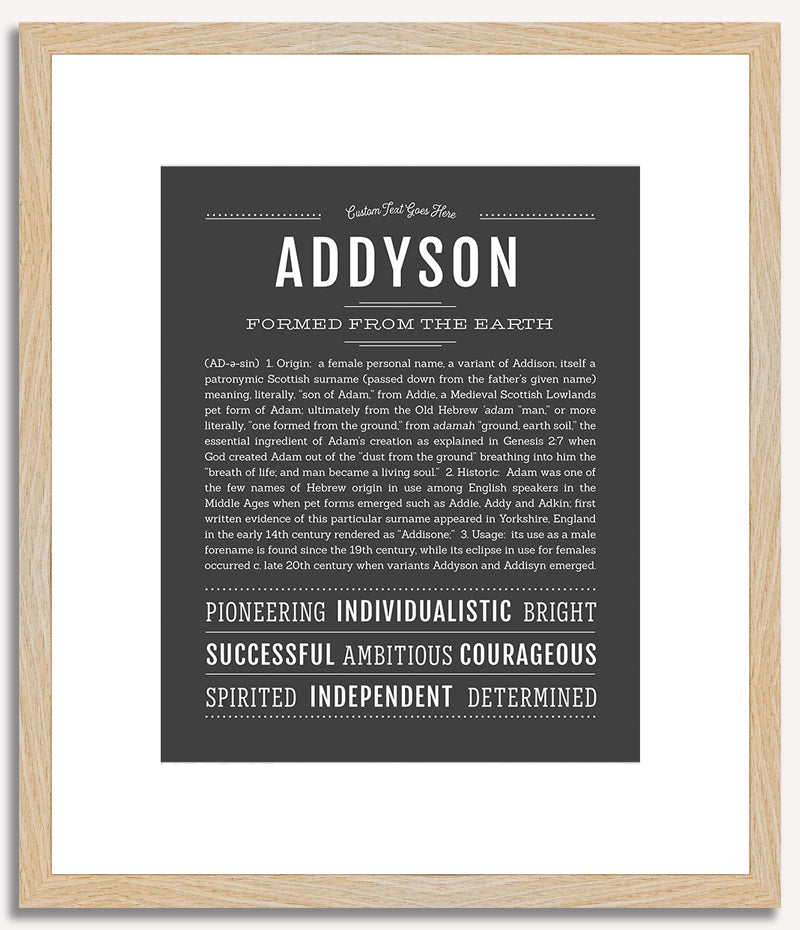 Addyson | Name Art Print