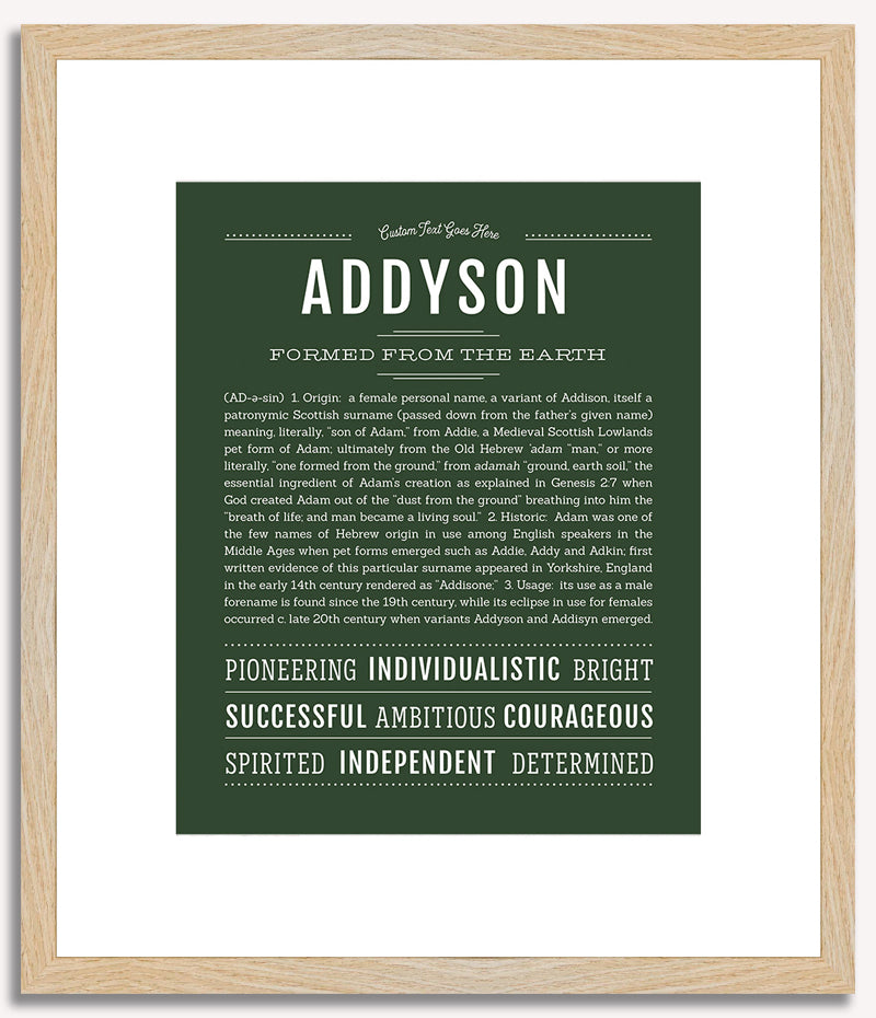 Addyson | Name Art Print