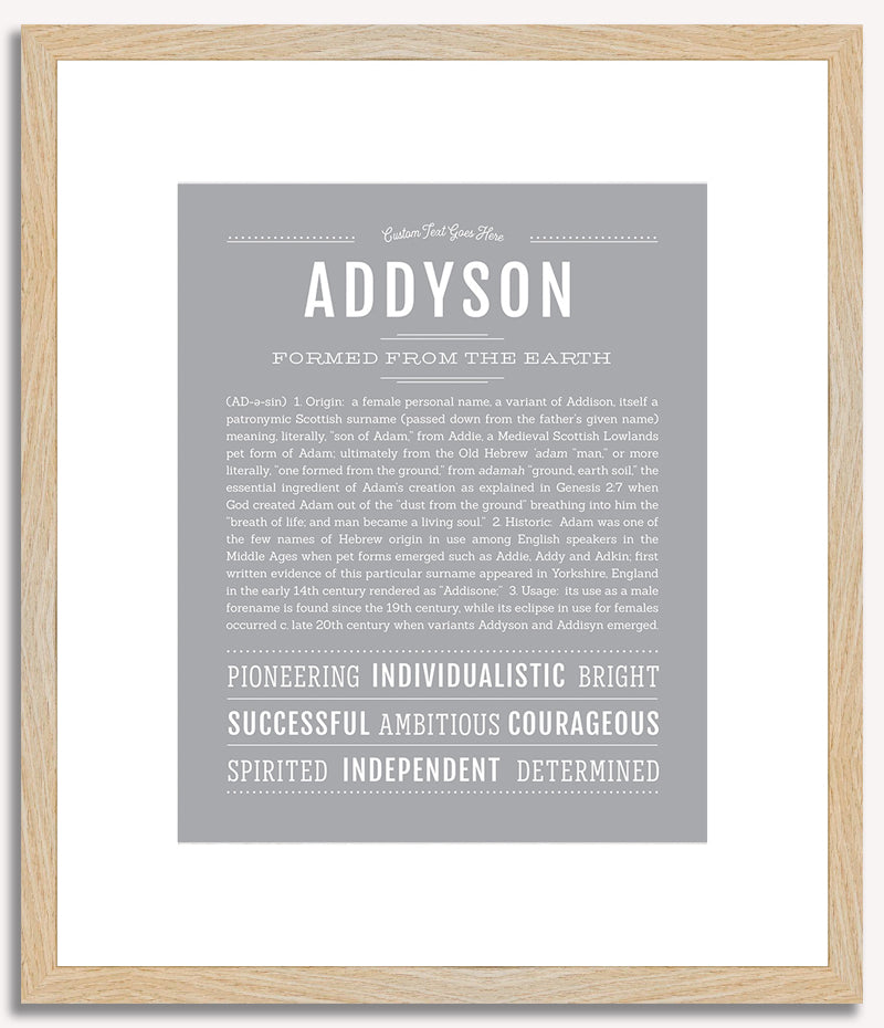 Addyson | Name Art Print