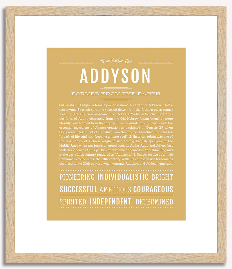 Addyson | Name Art Print